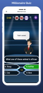 Millionaire Quiz: Tv Game 2023 screenshot #2 for iPhone