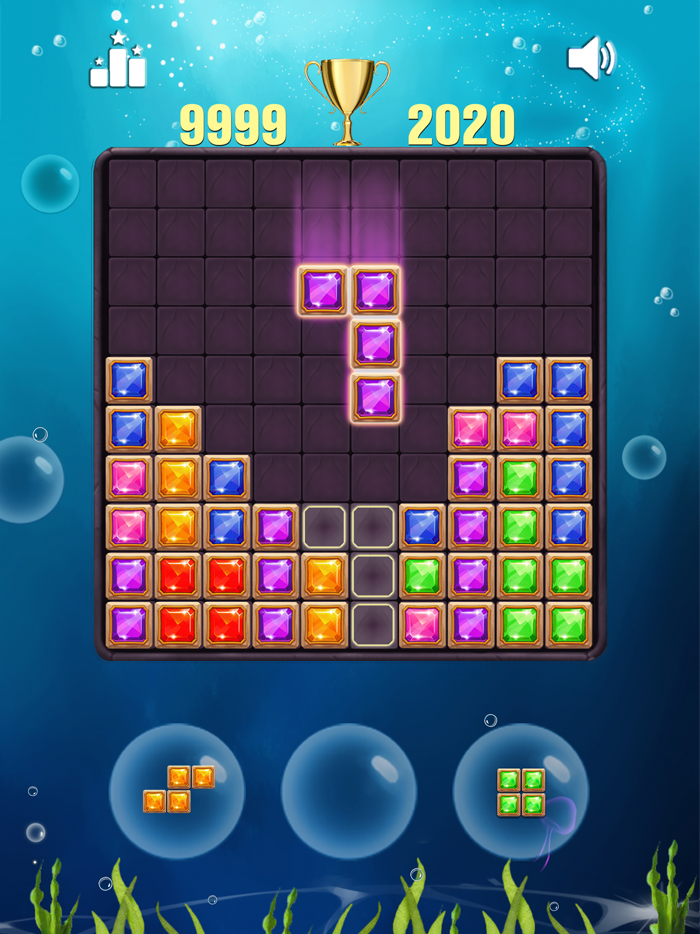 Gem Puzzle Ocean Block Puzzle