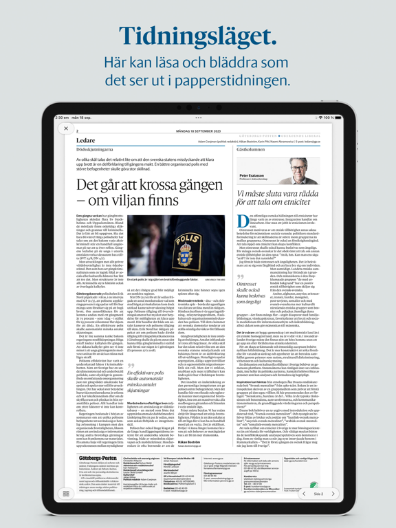 Screenshot #6 pour Göteborgs-Posten e-tidning