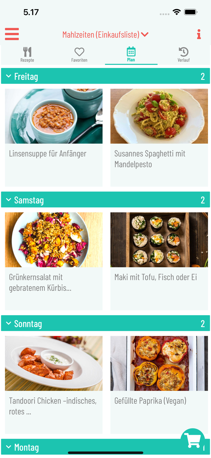 Faustformel Foodplan