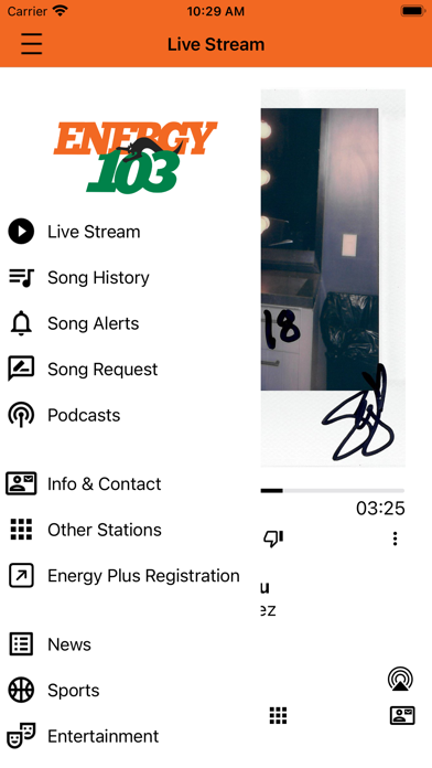 Energy 103 WJGK Screenshot