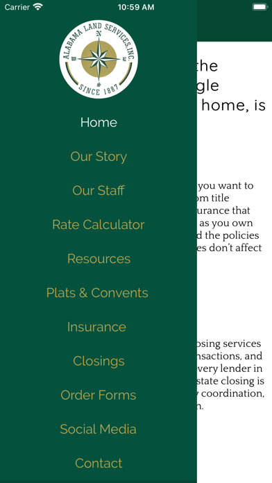 Alabama Land Services - CCRs Screenshot