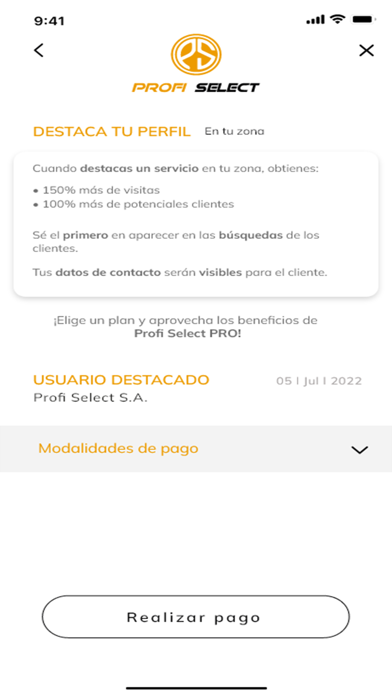 ProfiSelect Screenshot