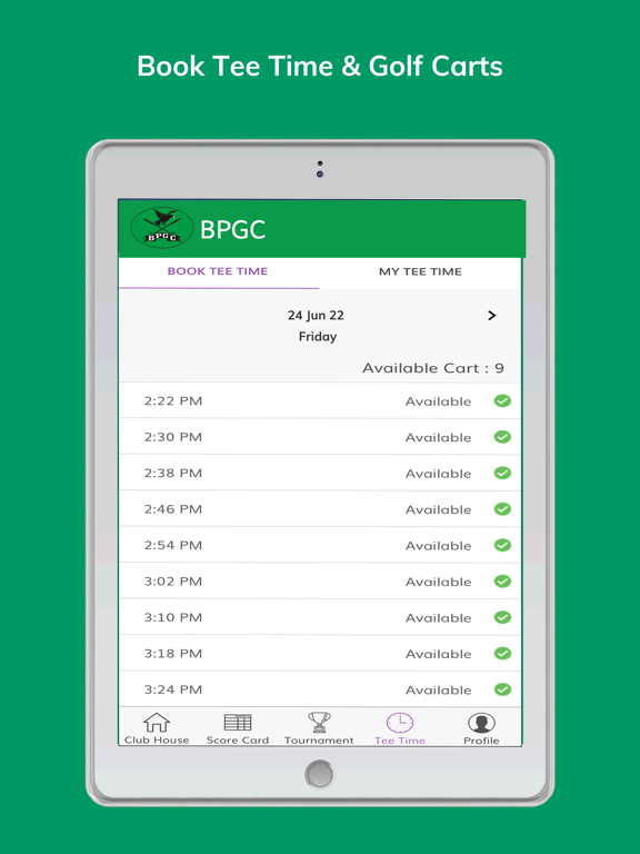 Screenshot #6 pour BPGC Golf App