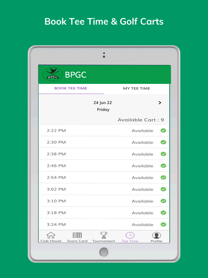 BPGC Golf App