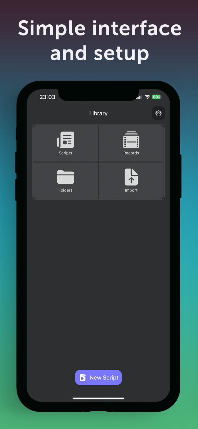Teleprompter Automatic