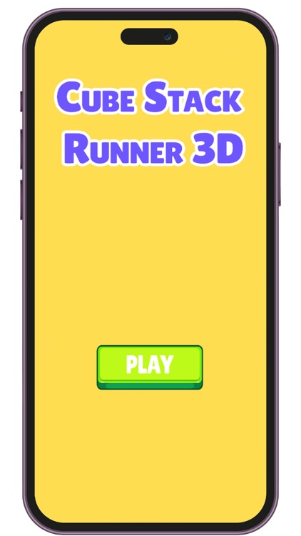 Cube Stack Runner 3D