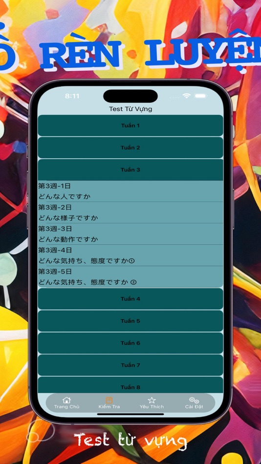 #7. N2 Từ Vựng và Luyện Nghe JLPT (iOS) De: Truong Vinh Nghiep