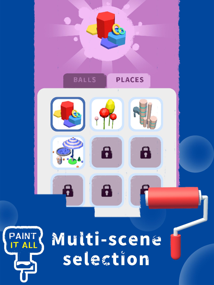 Paint it all - puzzle game