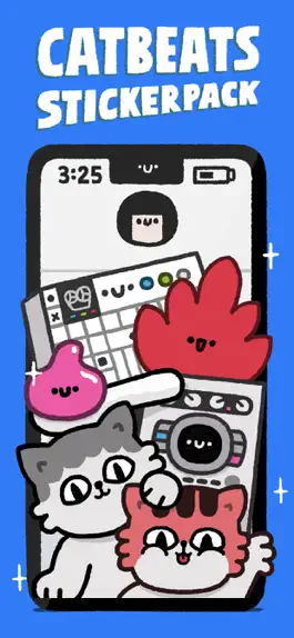 Game screenshot Catbeats Sticker Pack mod apk