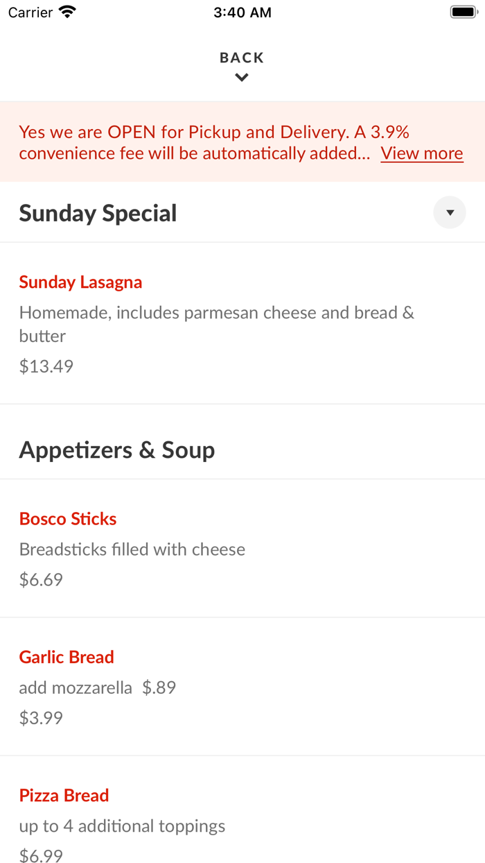 Amatos Pizza Elmwood Park