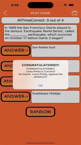 Game screenshot Trivia Game for SF Giants fans hack