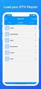 Mxl TV - IPTV Player M3U screenshot #1 for iPhone