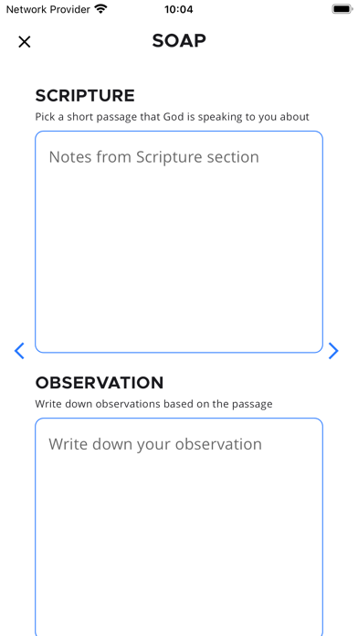 Daily SOAP - Bible reading app Screenshot