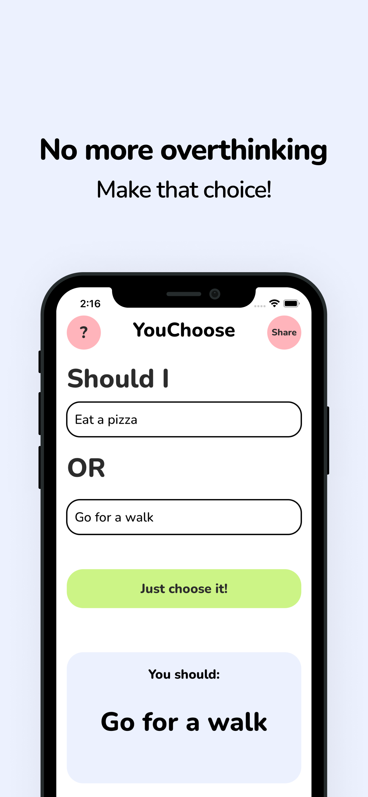 YouChoose: Random Thing Picker