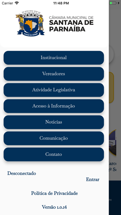 Câmara de Santana de Parnaíba Screenshot