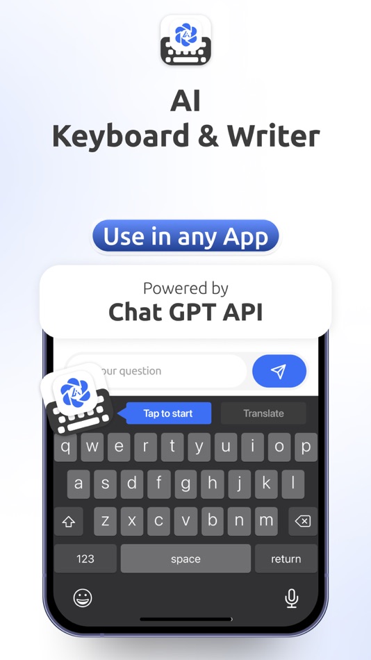 #1. AI Keyboard Pro - Type & Write (iOS) 由: Spektrum Epps