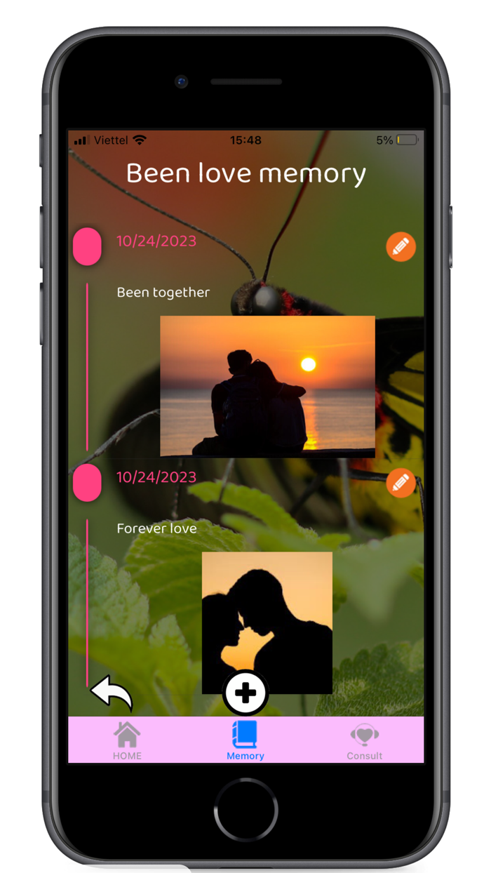 Paired app for couples