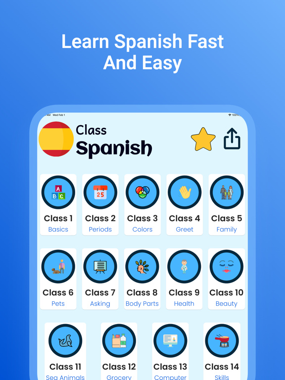 Screenshot #4 pour Spanish Course For Beginners