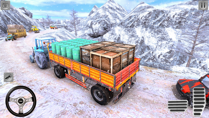 Tractor Trolley Farming Game