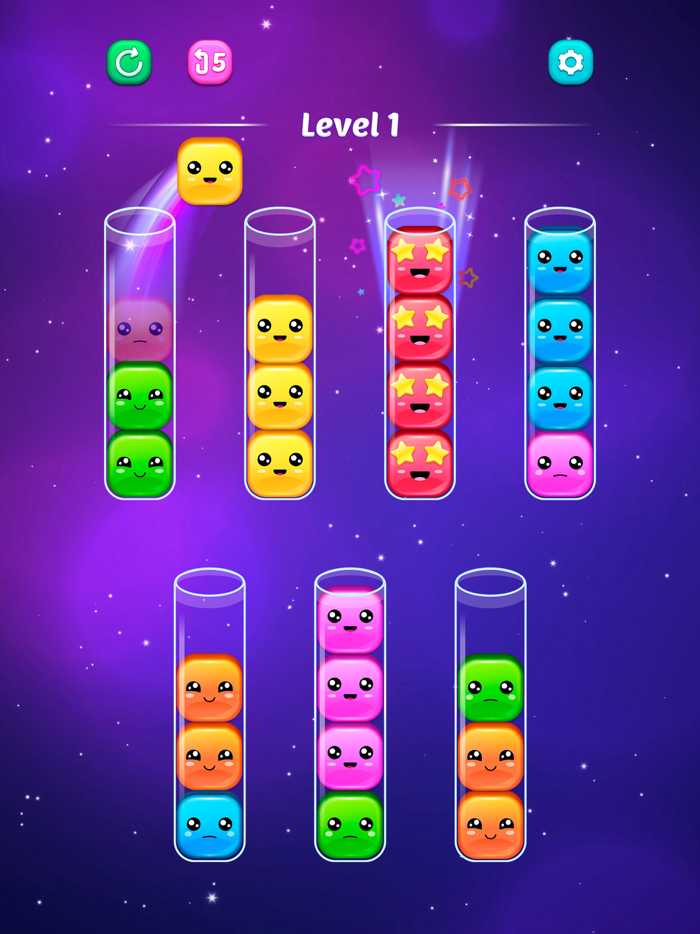 Sorting game Sort colors