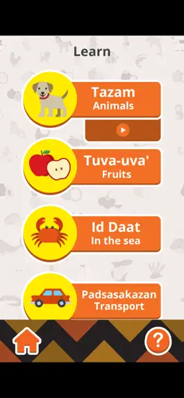 Game screenshot Kadazan Flash Cards Vol 1 apk