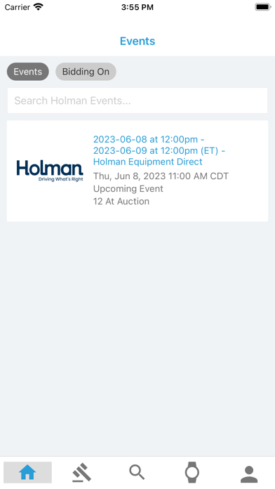 Holman Equipment Direct Screenshot