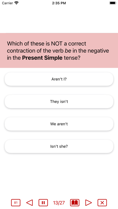 Grammar Express: Tenses Screenshot