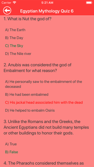 Egypt Myths & Gods Trivia Screenshot