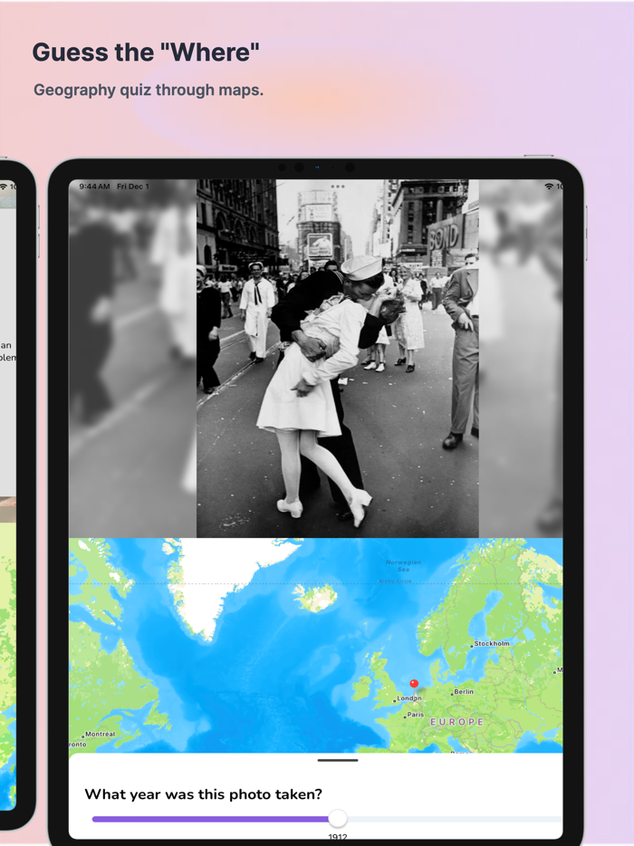 WhenWhere - Map History Trivia