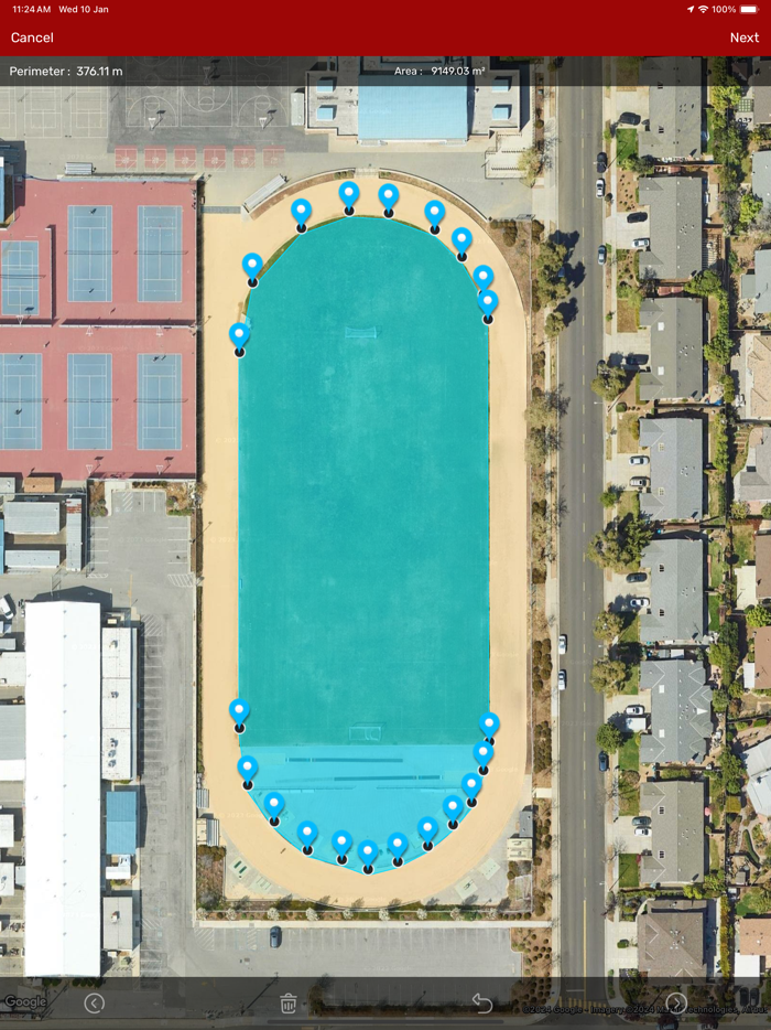 GPS Area Measurements