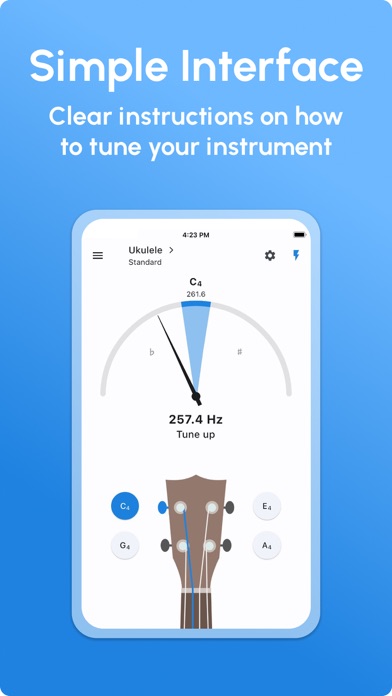 Ukulele Tuner - LikeTones Screenshot