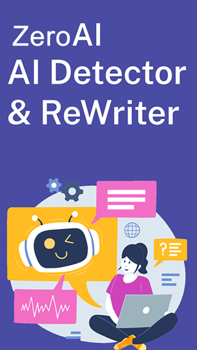 ZeroAI AI detector & rewriter screenshot n.1