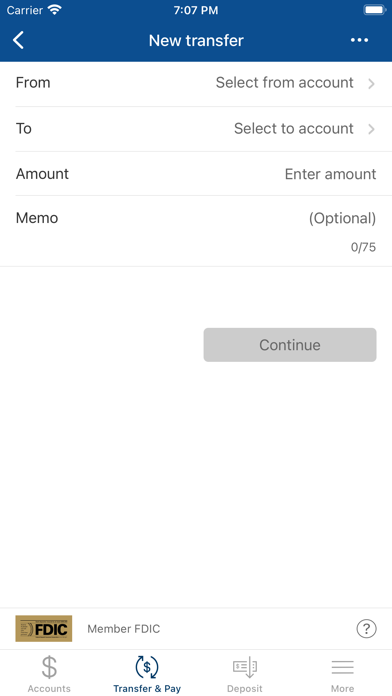CFG Bank Mobile Money Screenshot