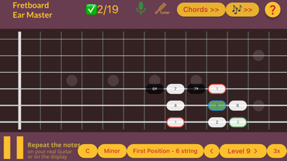 Guitar Fretboard Ear Master Screenshot