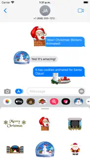 fun animated christmas iphone screenshot 1