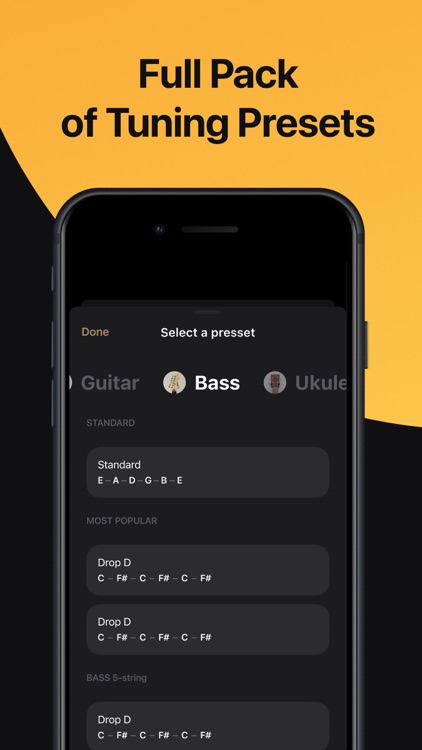 Guitar Tuner + Ukulele & Bass screenshot-3