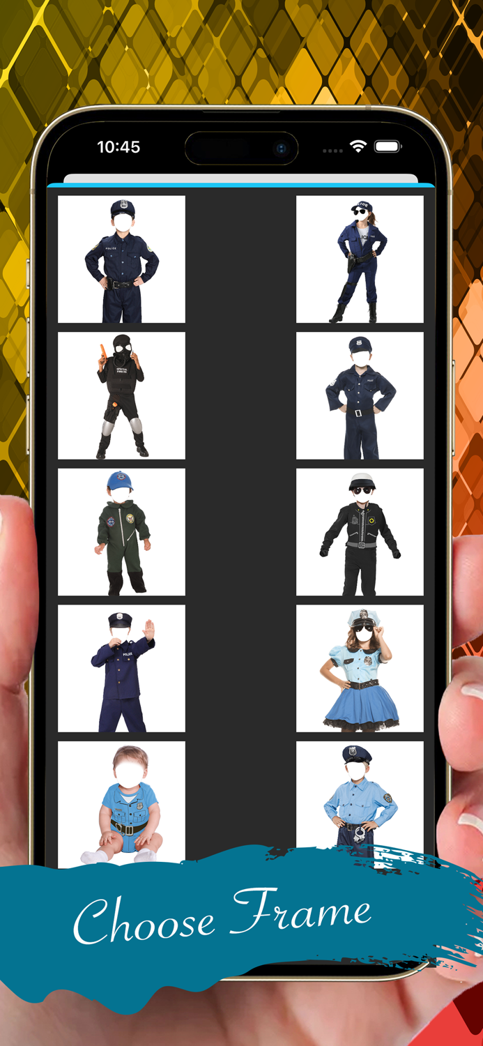 Kids Police Photo Montage