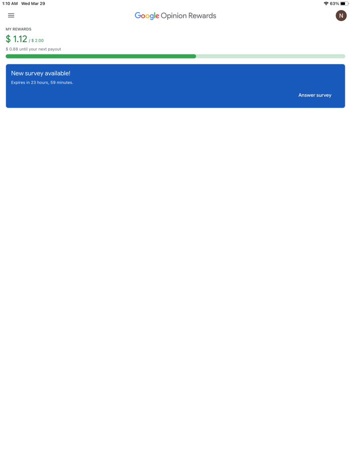 Google Opinion Rewards