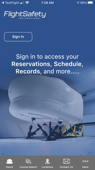 FlightSafety International Screenshot