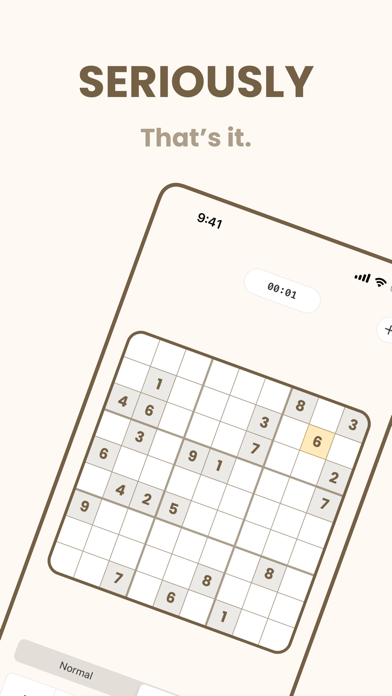 NoFluff: Sudoku Screenshot