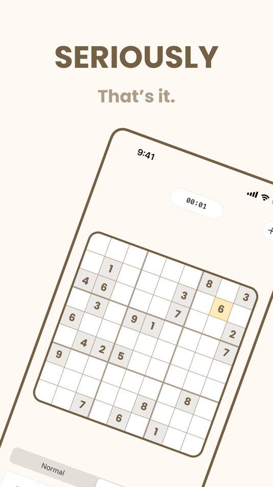 #2. NoFluff: Sudoku (iOS) 由: Actegon