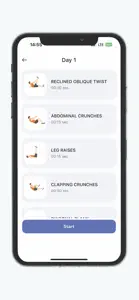 28-Day Abs Workout screenshot #2 for iPhone