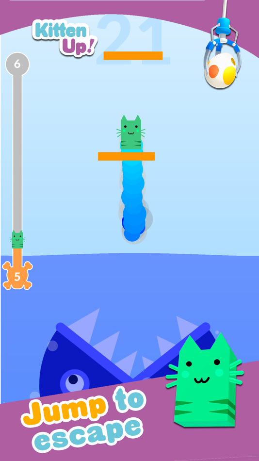 #4. Kitten Up! Jump & Claw Games (iOS) 由: Dual Cat