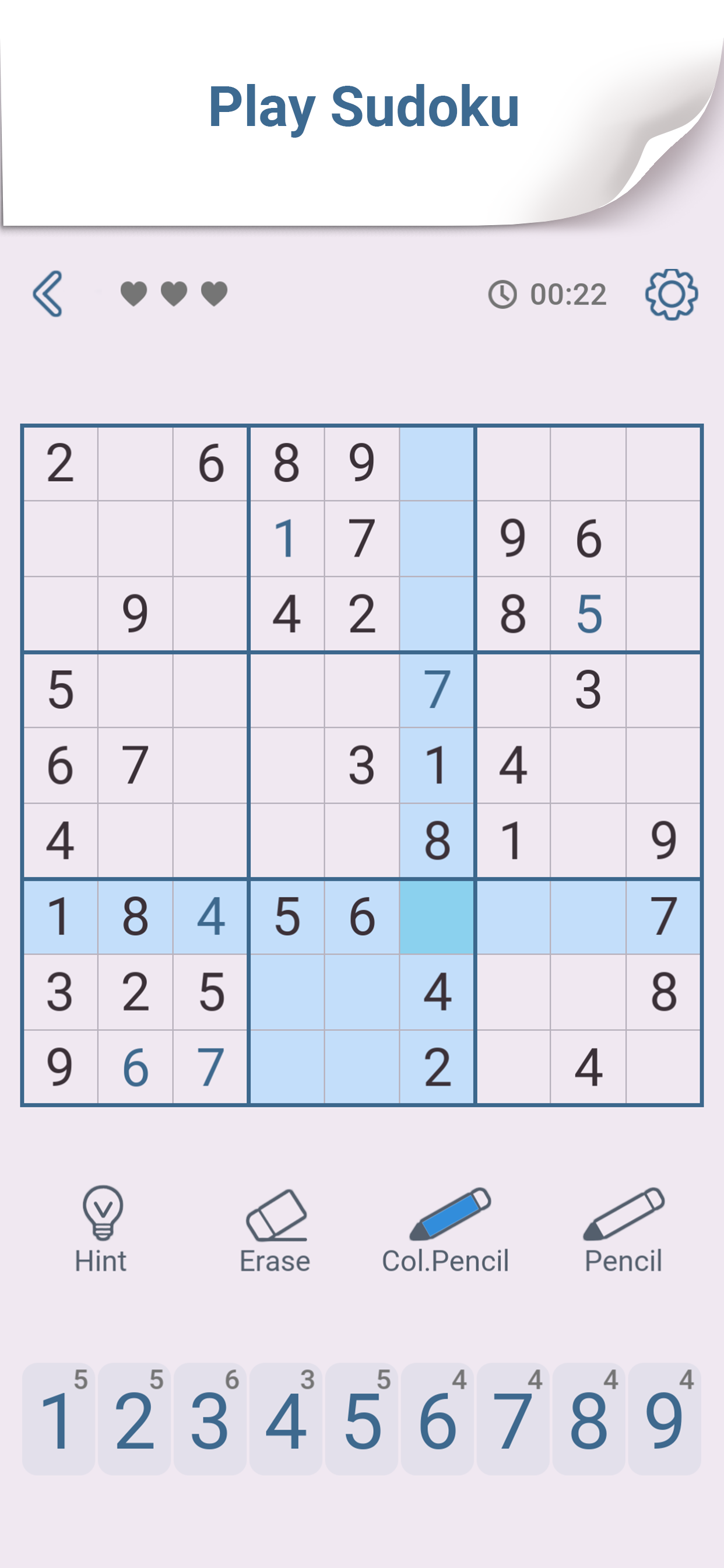 Sudoku Puzzle game Number&math
