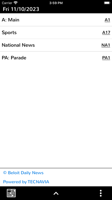 Beloit Daily News Screenshot