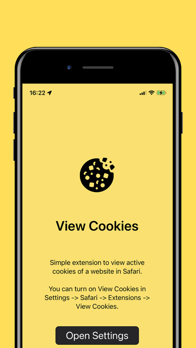 View Cookies screenshot 3