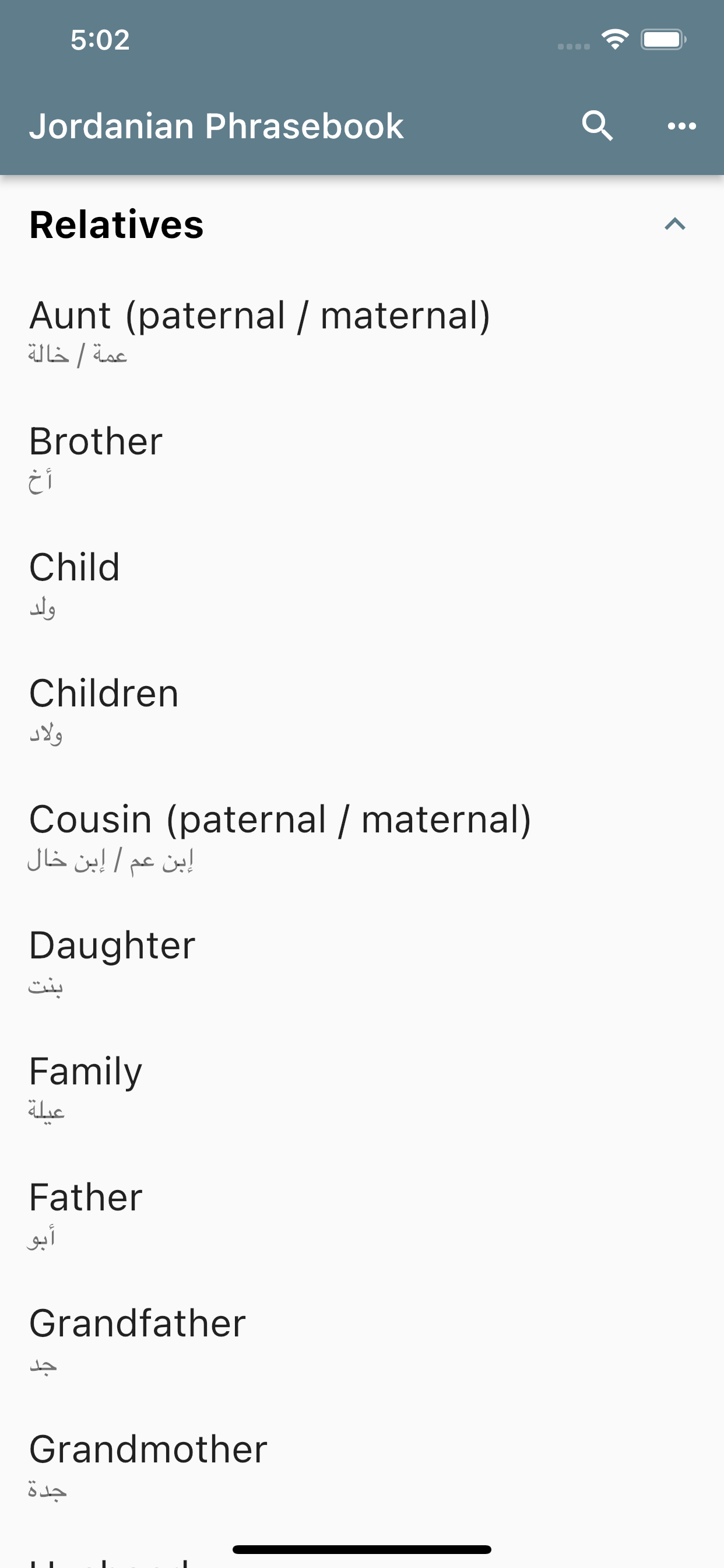 Jordanian Phrasebook