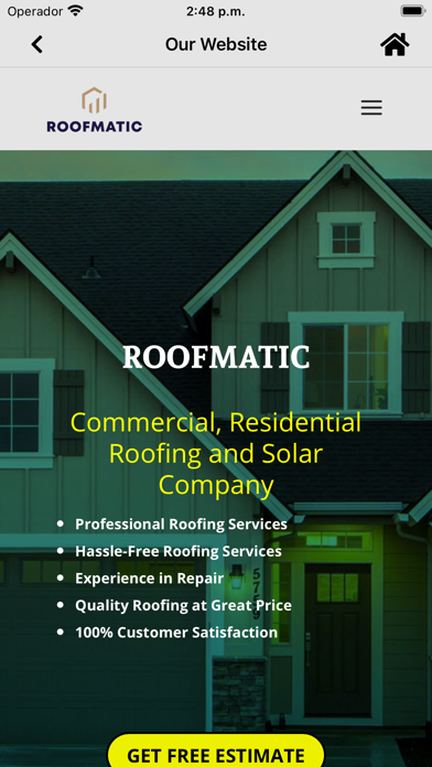 Roofmatic Screenshot