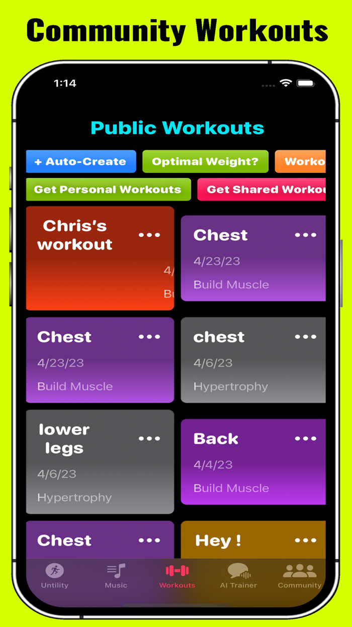 Workout Composer
